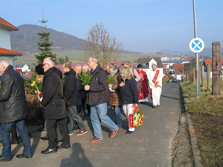 Palmsonntag in Heilig Kreuz